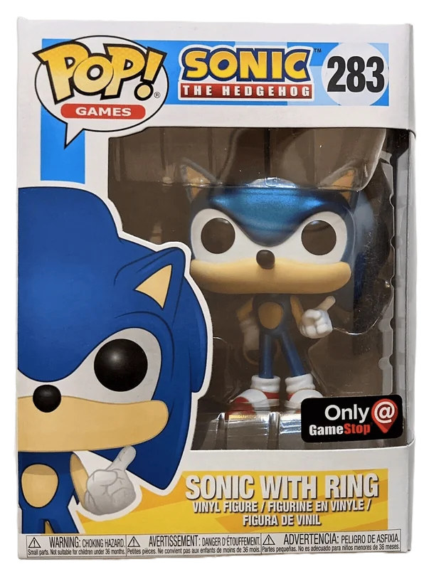 Sonic with Ring #283 Funko Pop from Sonic The Hedgehog