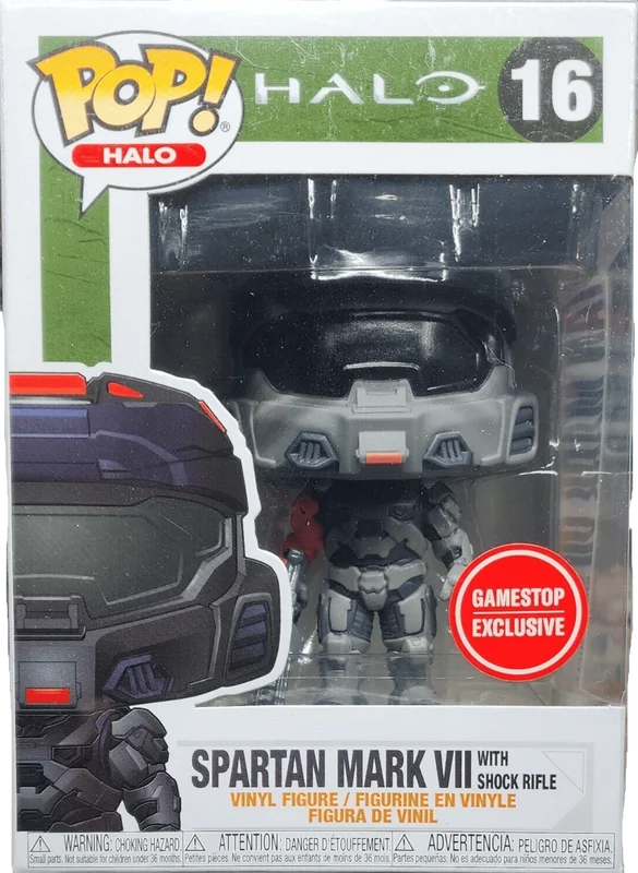 Spartan Mark VII with Shock Rifle #16 Funko Pop from Halo