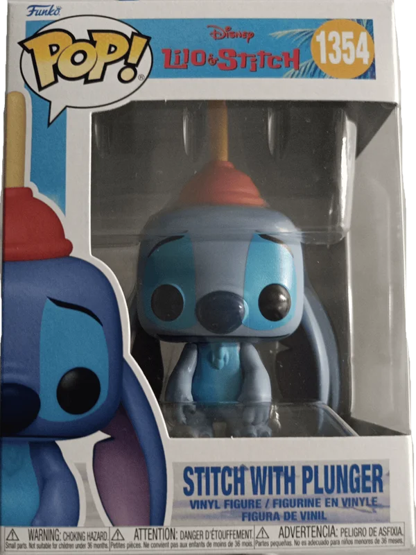 Stitch with Plunger #1354 Funko Pop from Lilo & Stitch