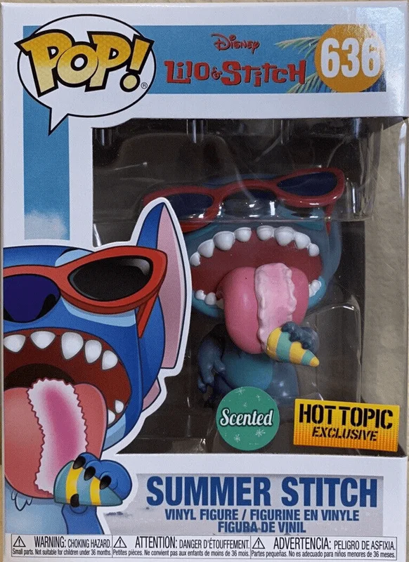 Summer Stitch #636 Funko Pop from Lilo & Stitch