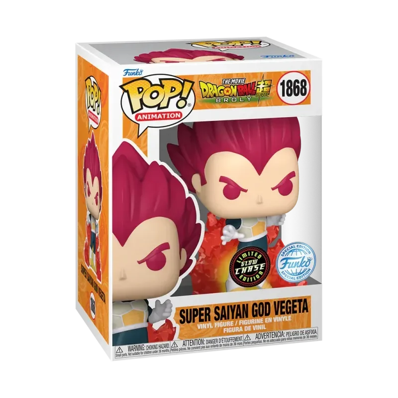 Super Saiyan God Vegeta #1868 Funko Pop from Dragon Ball Super Broly