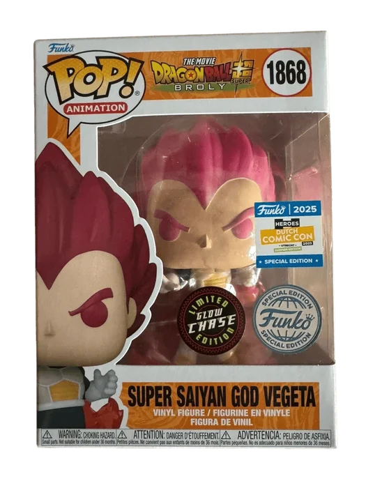 Super Saiyan God Vegeta #1868 Funko Pop from Dragon Ball Super Broly