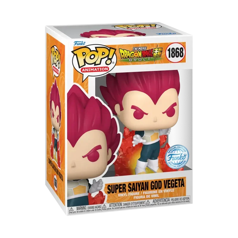 Super Saiyan God vegeta #1868 Funko Pop from Dragon Ball Super Broly