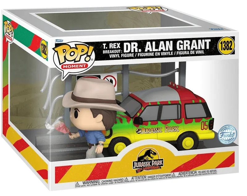T. Rex Breakout: Dr. Alan Grant #1382 Funko Pop from Jurassic Park