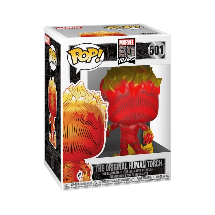 The Original Human Torch #501 Funko Pop from Marvel 80 Years