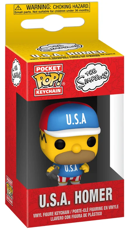 U.S.A. Homer Funko Pop from The Simpsons