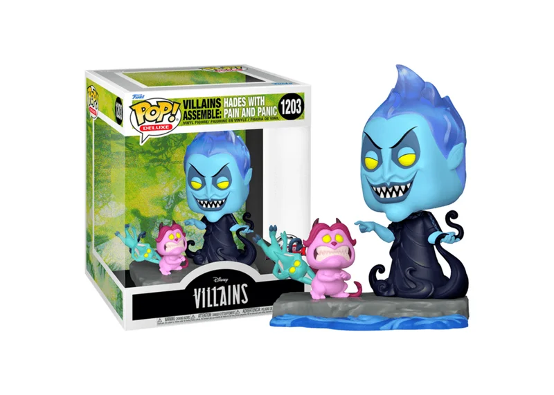 Villains Assemble: Hades with Pain and Panic #1203 Funko Pop from Disney Viallains