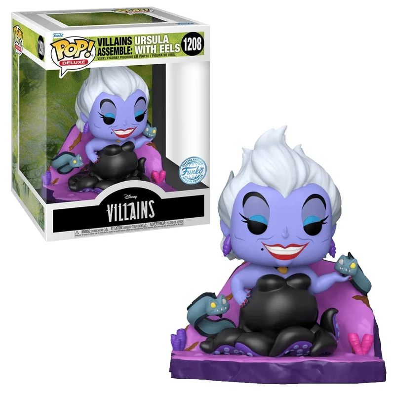 Villains Assemble: Ursula with Eels #1208 Funko Pop from Disney Villains
