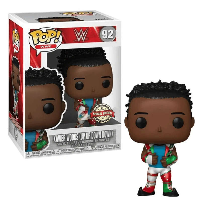 Xavier Woods (Up Up Down Down) #92 Funko Pop from WWE