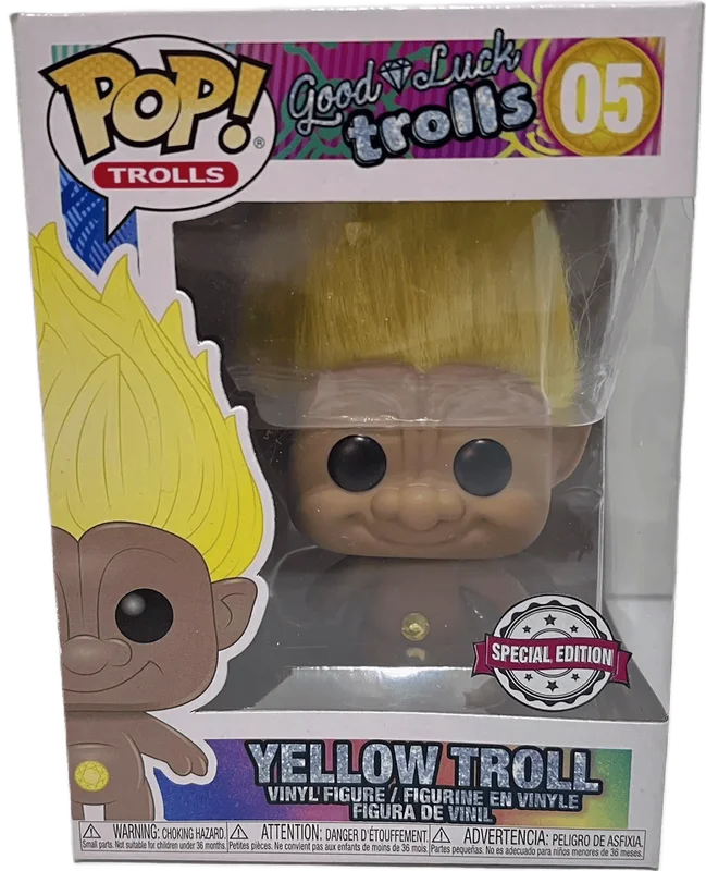 Yellow Troll #05 Funko Pop from Trolls