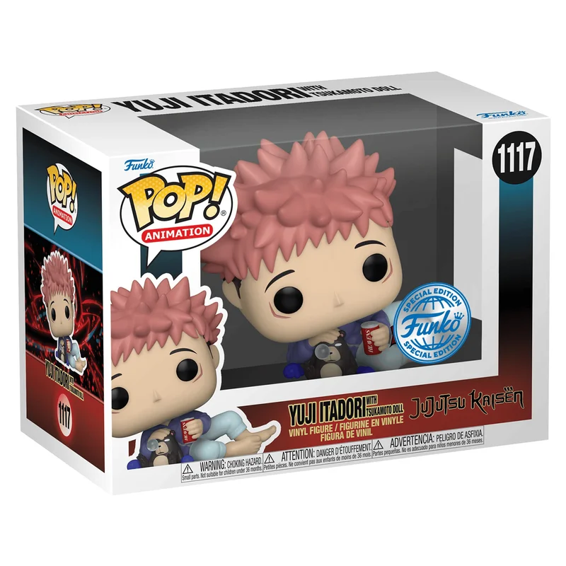 Yuji Itadori with Tsukamoto Doll #1117 Funko Pop from Jujutsu Kaisen