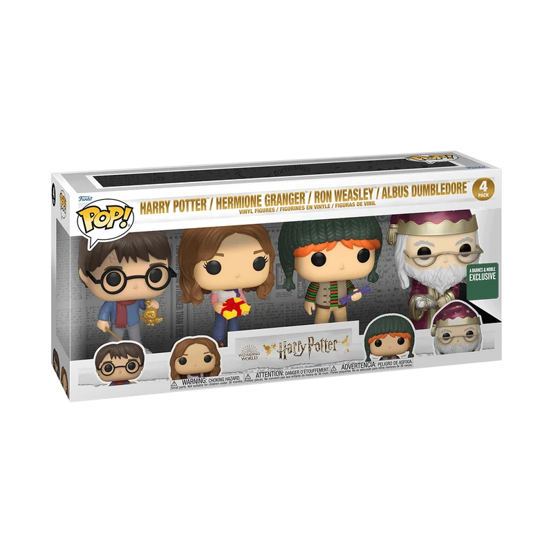Harry Potter / Hermione Granger / Ron Weasley / Albus Dumbledore #4 PACK Funko Pop from Harry Potter