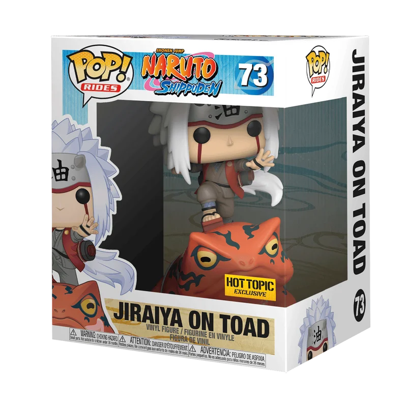 Jiraiya on Toad #73 Funko Pop from Naruto Shippuden