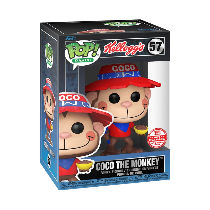 Coco the Monkey #57 Funko Pop from Kellogg's