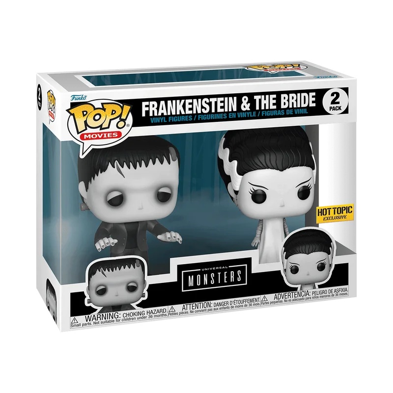 Frankenstein & The Bride #2 PACK Funko Pop from Universal Monsters