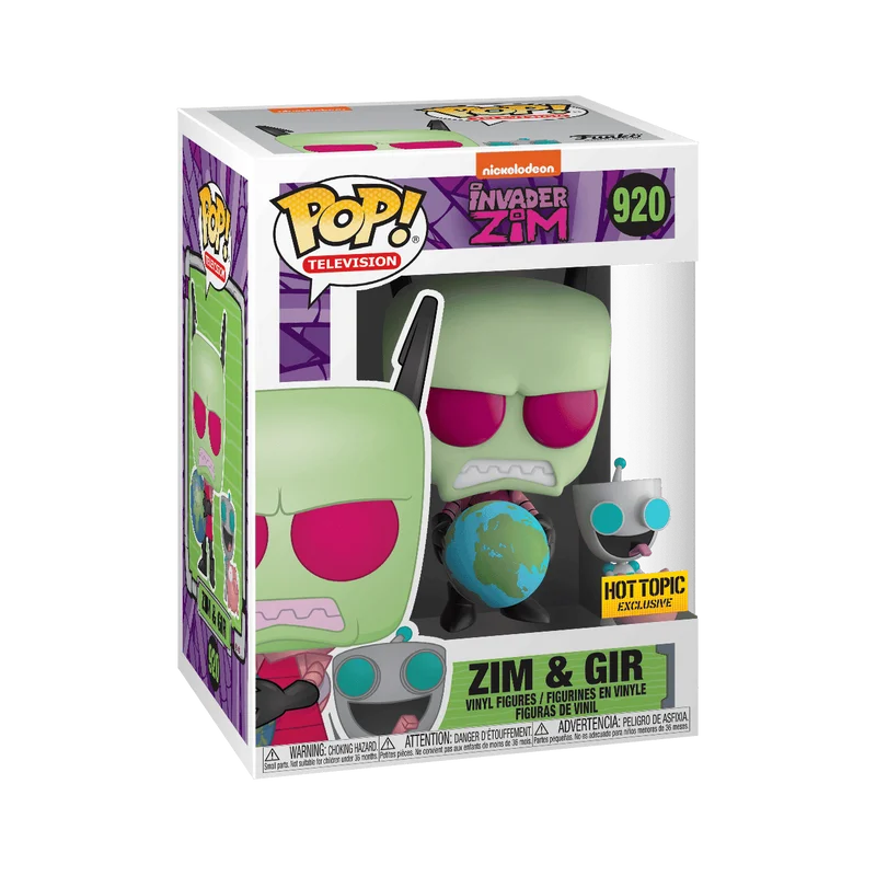 Zim & Gir #920 Funko Pop from Invader Zim
