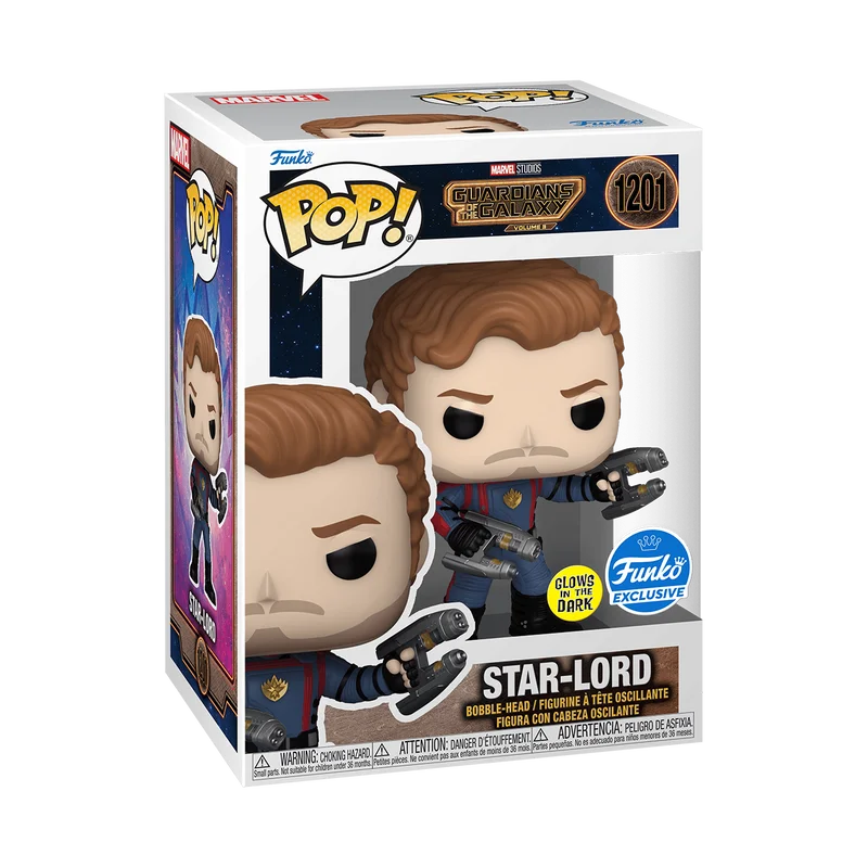 Star-Lord #1201 Funko Pop from Guardians of the Galaxy Vol 3