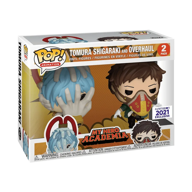Tomura Shigaraki and Overhaul #2 PACK Funko Pop from My Hero Academia
