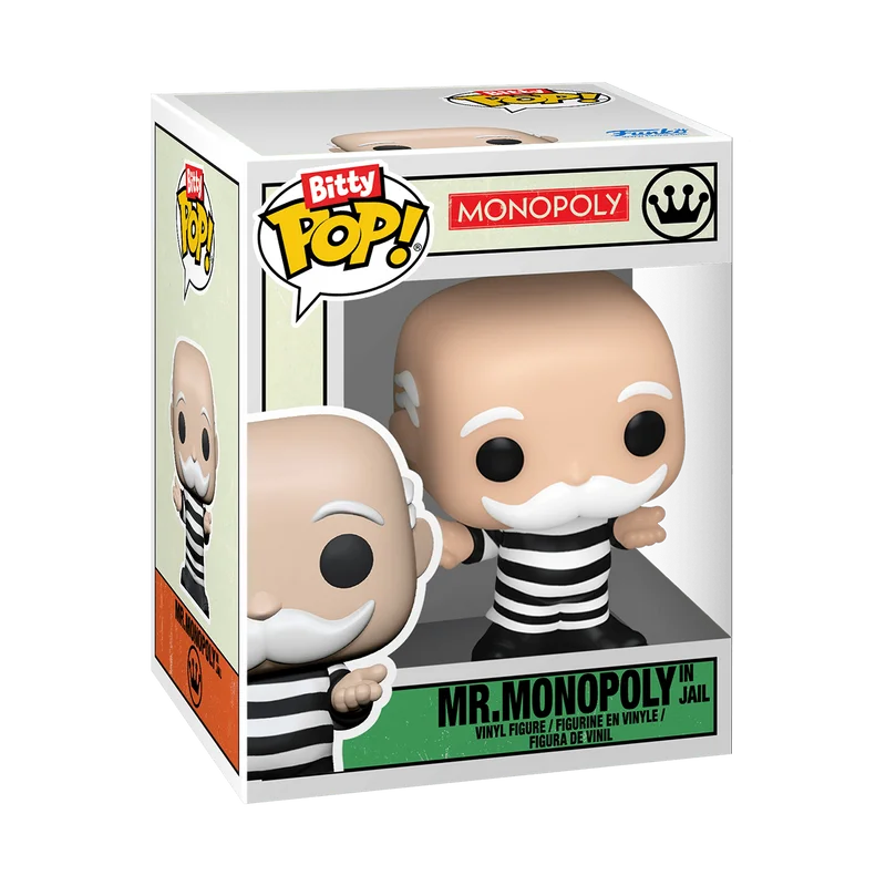 Mr. Monopoly in Jail Funko Pop from Monopoly