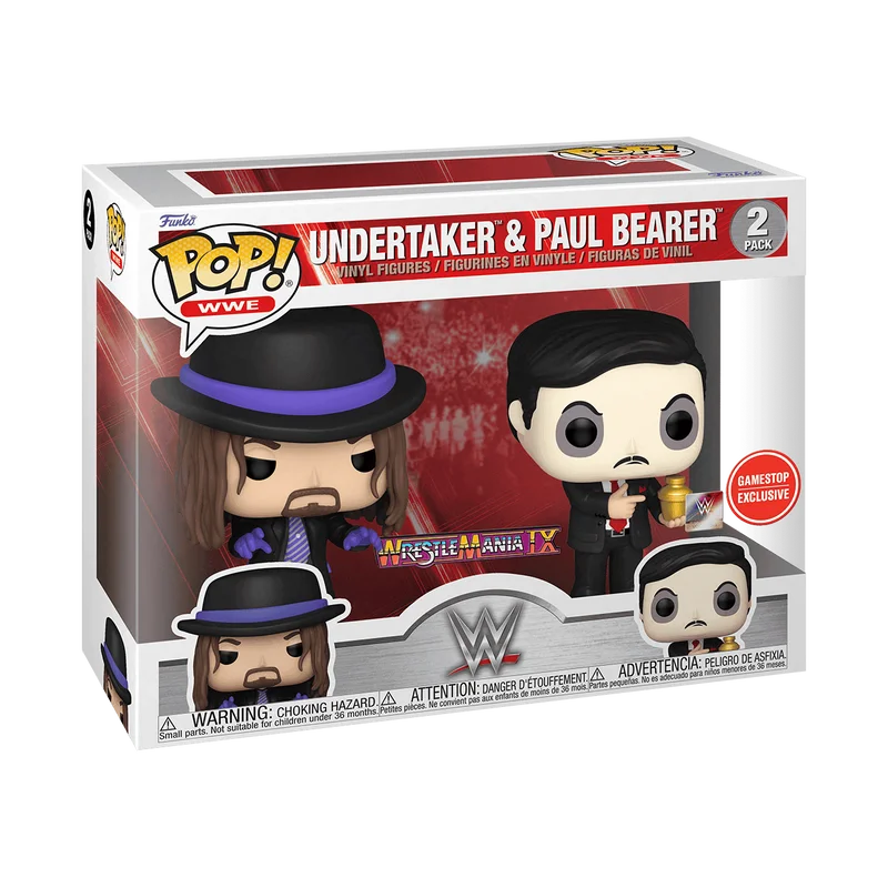 Undertaker & Paul Bearer #2 PACK Funko Pop from WWE