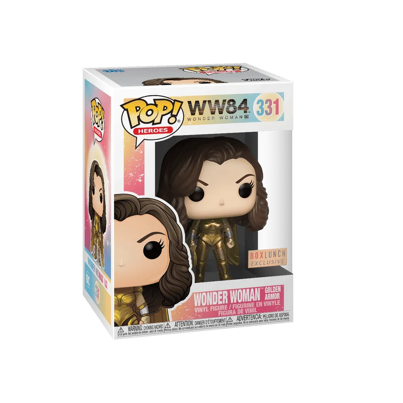 Wonder Woman Golden Armor #331 Funko Pop from DC Comics