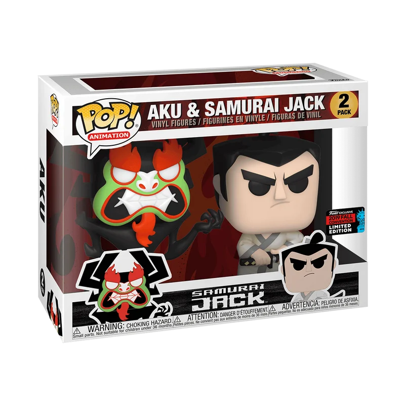 Aku & Samurai Jack #2 PACK Funko Pop from Samurai Jack