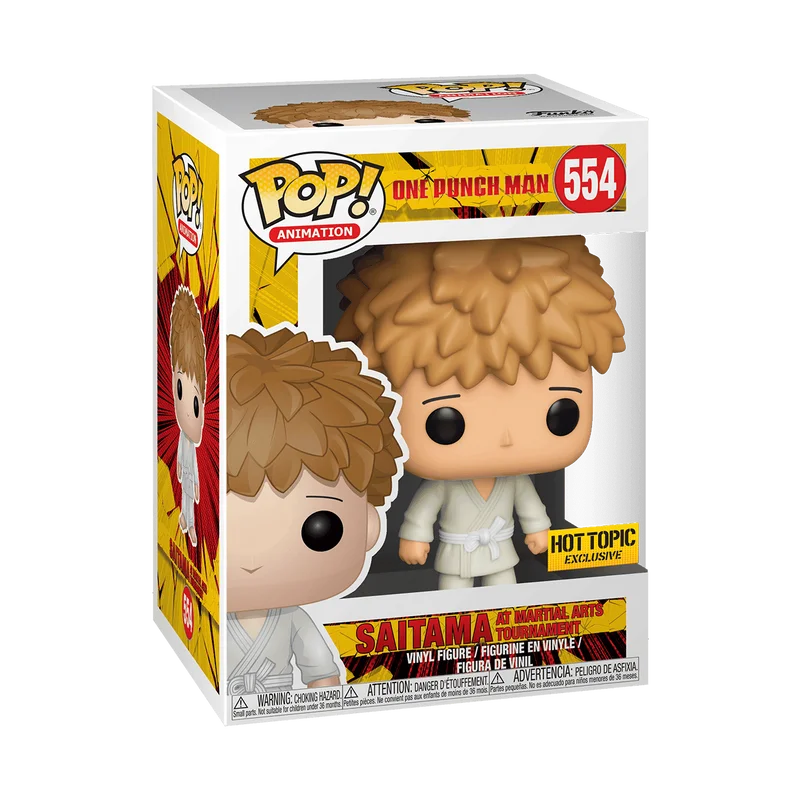 Saitama at Martial Arts Tournament #554 Funko Pop from One Punch Man