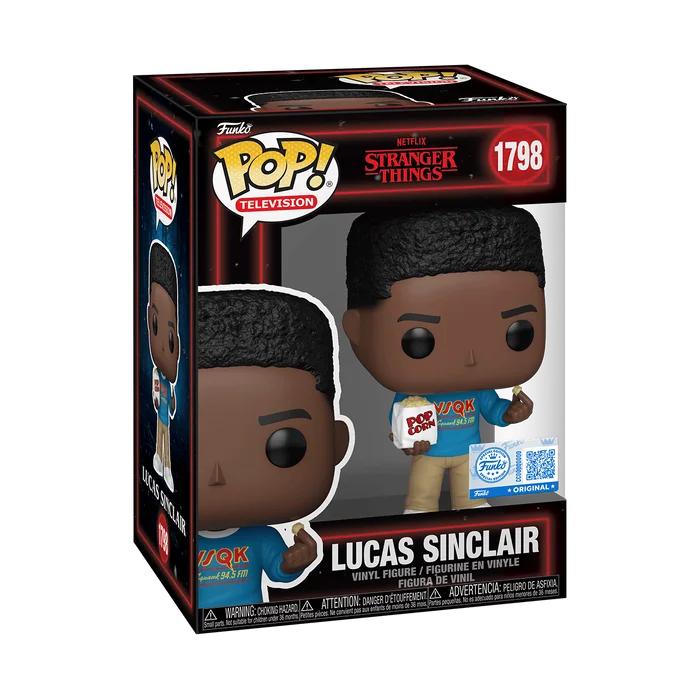 Lucas Sinclair #1798 Funko Pop from Stranger Things