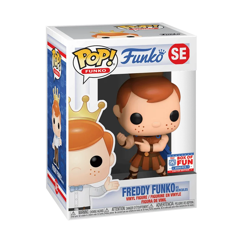 Freddy Funko as Hercules #SE Funko Pop from Freddy Funko