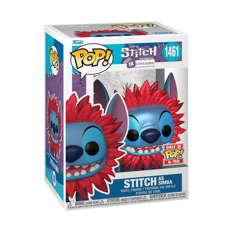 Stitch as Simba #1461 Funko Pop from Lilo & Stitch