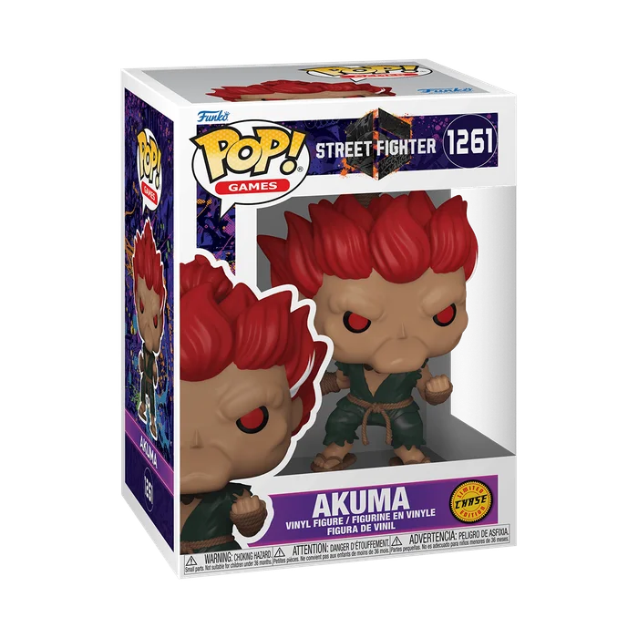 Akuma #1261 Funko Pop from Street Fighter