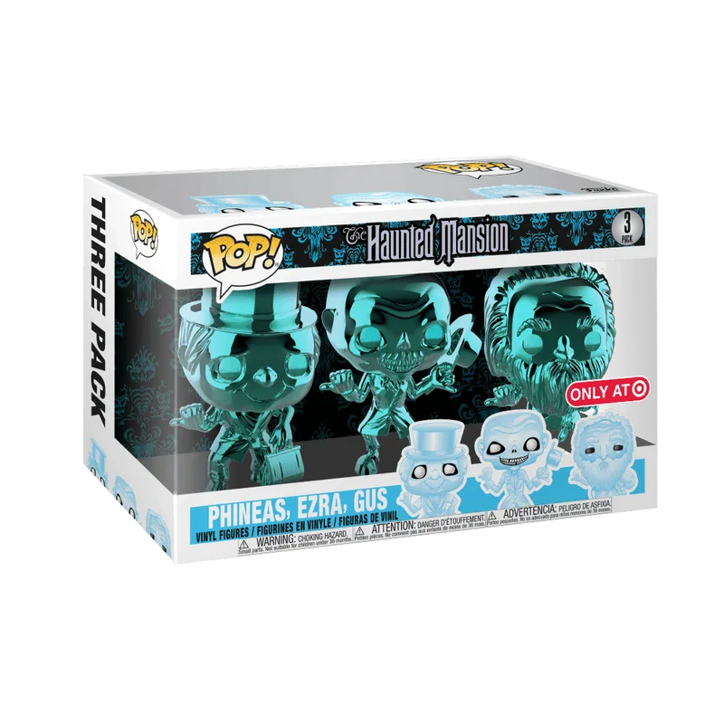 Phineas, Ezra, Gus #3 PACK Funko Pop from Haunted Mansion