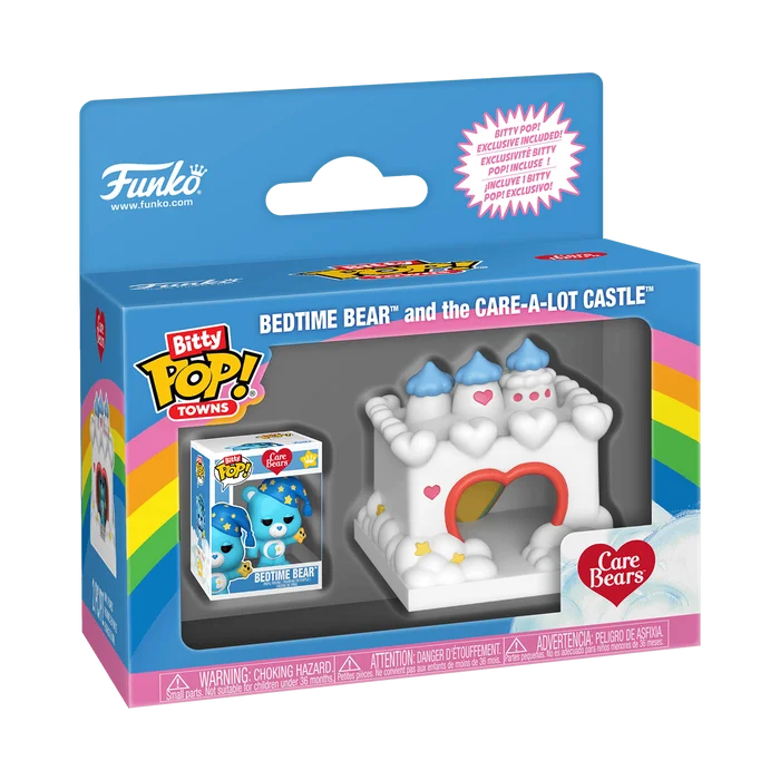 Bedtime Bear and the Care-A-Lot Castle Funko Pop from Care Bears