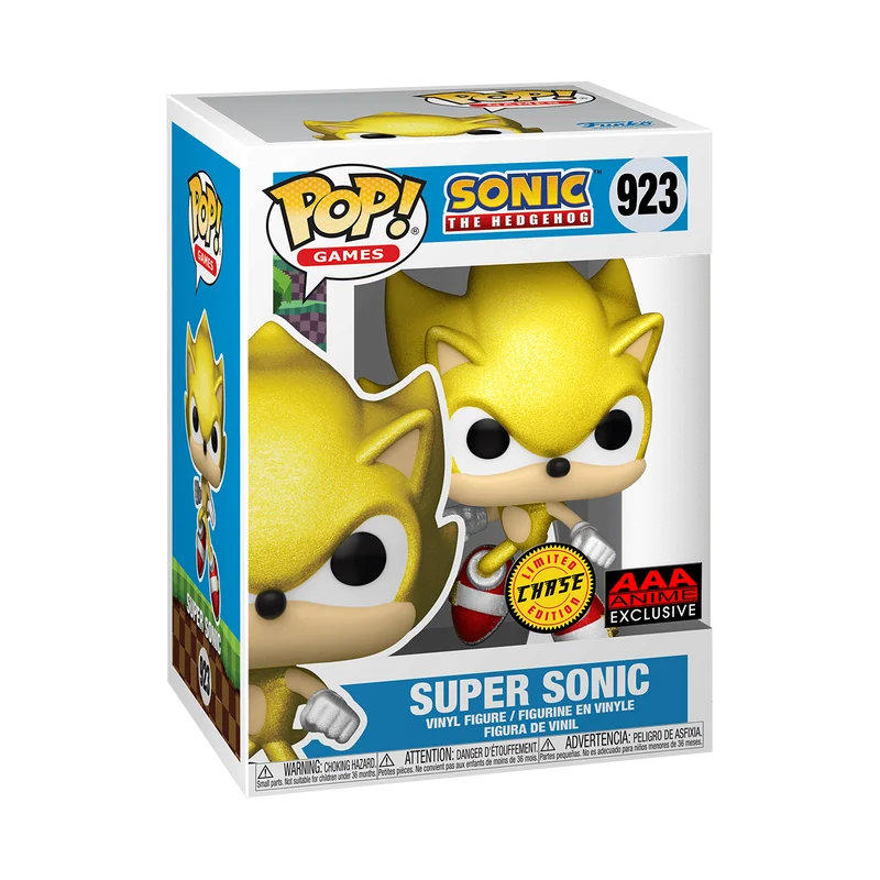 Super Sonic #923 Funko Pop from Sonic The Hedgehog