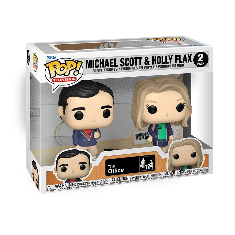 Michael Scott & Holly #2 PACK Funko Pop from The Office