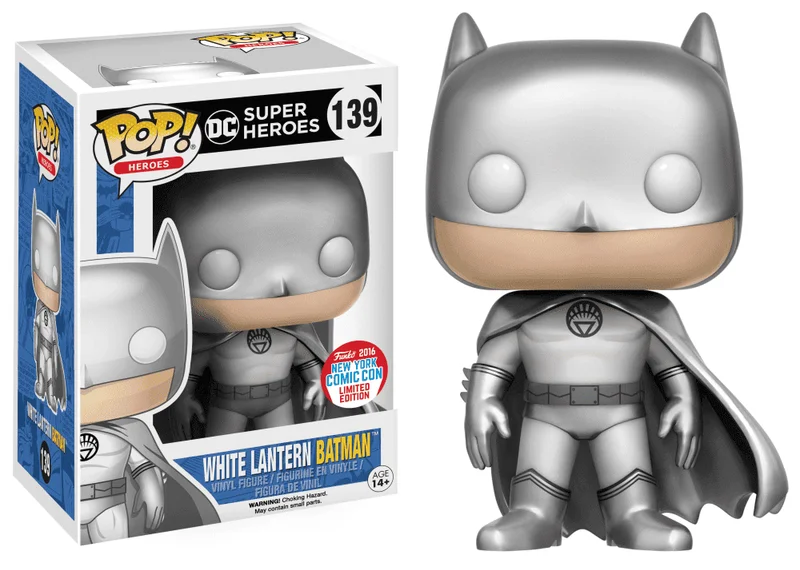 White Lantern Batman #139 Funko Pop from DC Comics