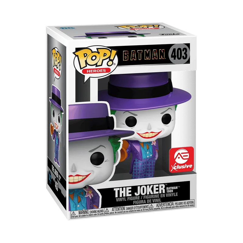 The Joker Batman 1989 #403 Funko Pop from Batman
