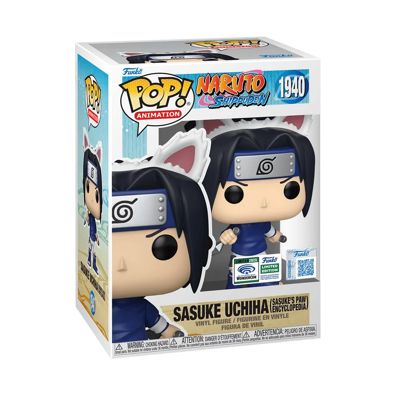 Sasuke Uchiha (Sasuke's Paw Encyclopedia) #1940 Funko Pop from Naruto Shippuden