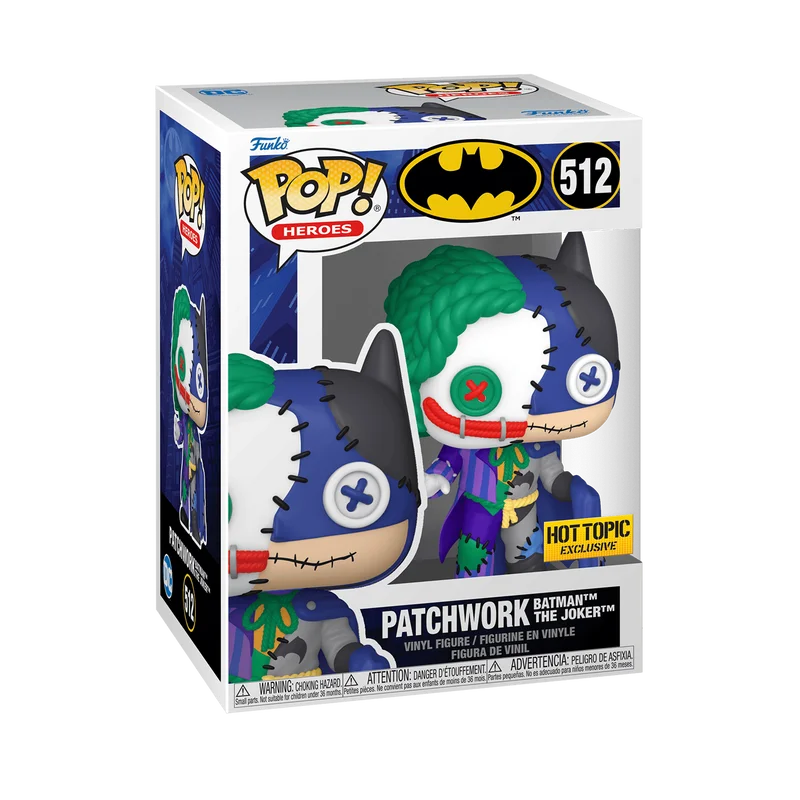 Patchwork Batman The Joker #512 Funko Pop from Batman