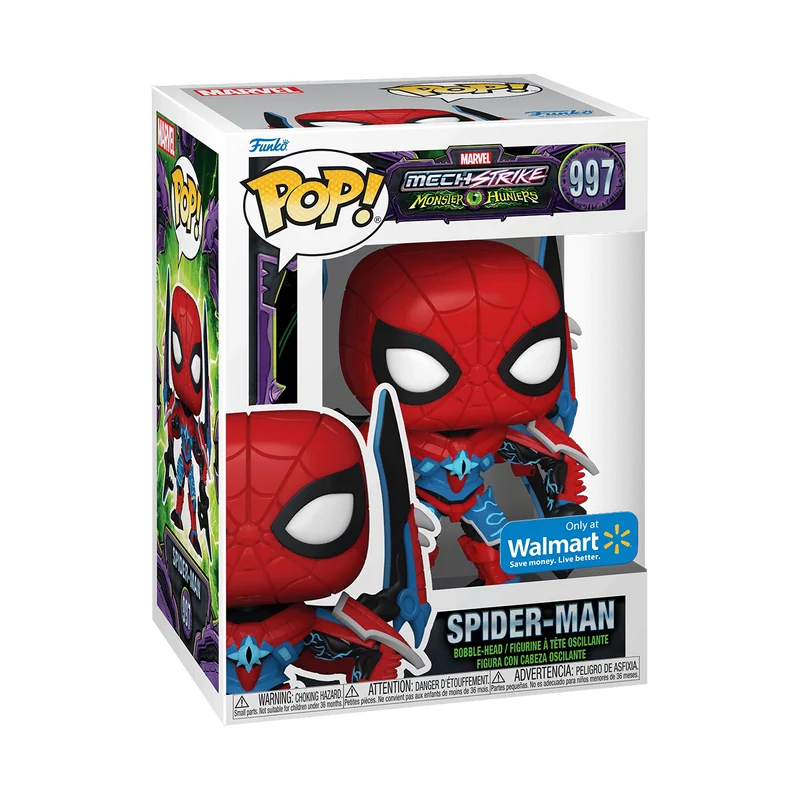 Spider-Man #997 Funko Pop from Mech Strike Monster Hunters