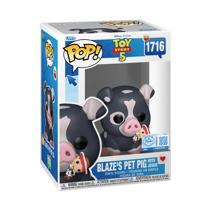Blaze's Pet Pig with Jessie #1716 Funko Pop from Toy Story 5