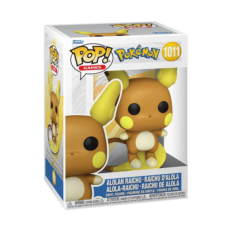 Alolan Raichu Raichu D'Alola Alola-Raichu Raichu De Alola #1011 Funko Pop from Pokémon