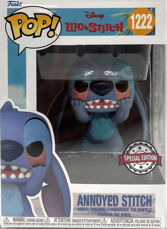 Annoyed Stitch #1222 Funko Pop from Lilo & Stitch