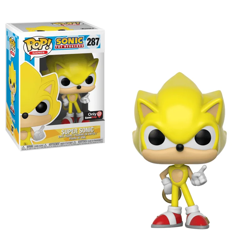 Super Sonic #287 Funko Pop from Sonic The Hedgehog