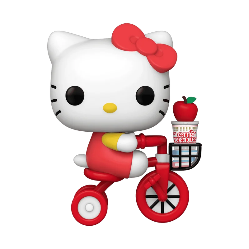 Hello Kitty (Riding Bike with Noodle Cup) #45 Funko Pop from Sanrio