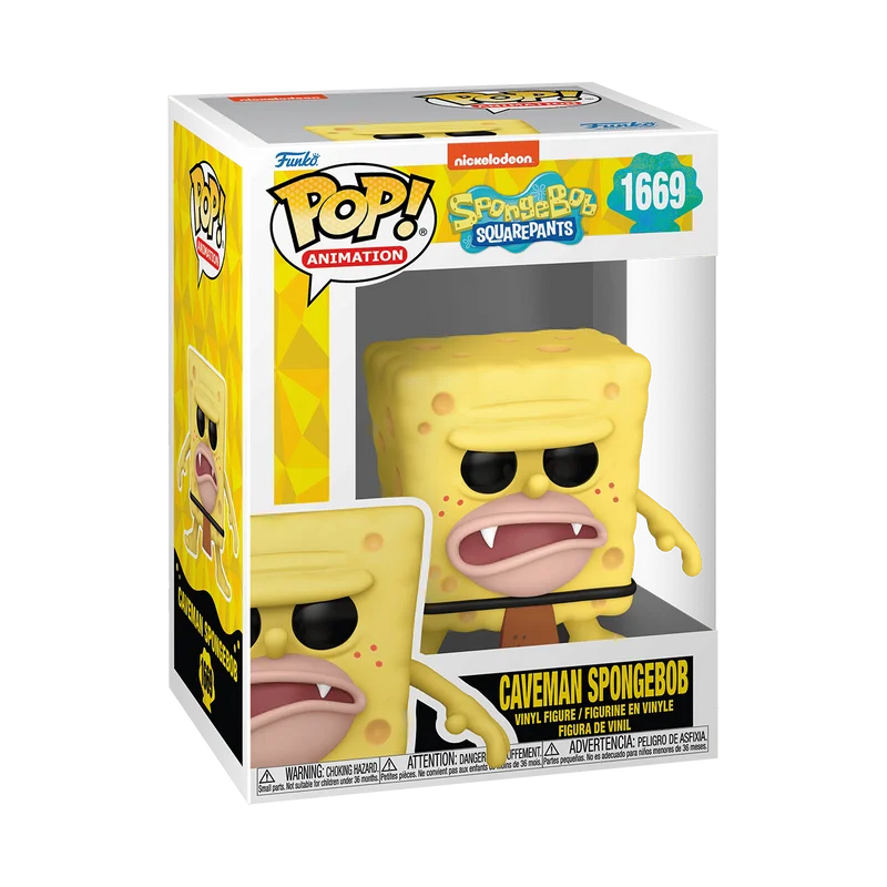 Caveman SpongeBob #1669 Funko Pop from Spongebob Squarepants