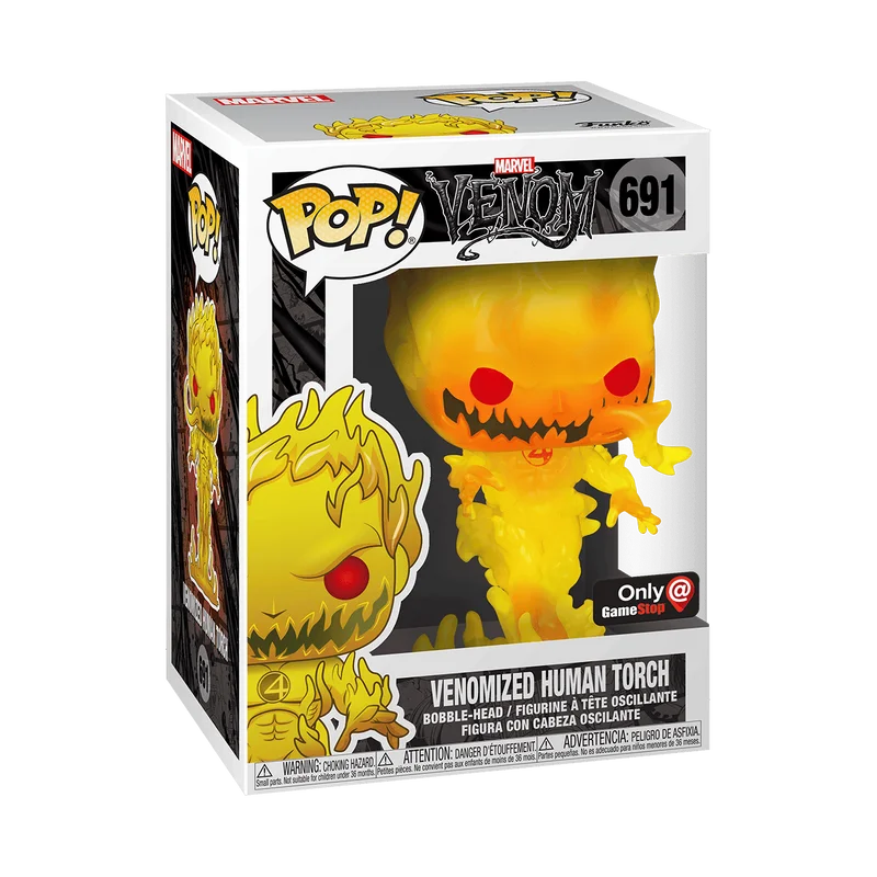 Venomized Human Torch #691 Funko Pop from Marvel
