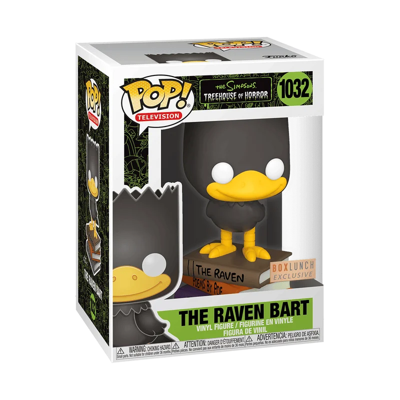The Raven Bart #1032 Funko Pop from The Simpsons