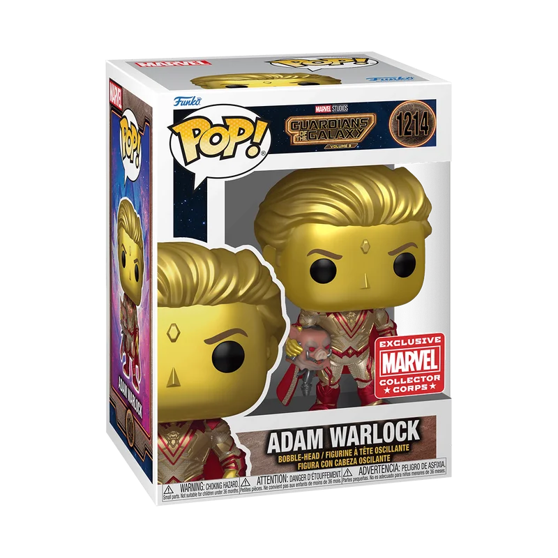 Adam Warlock #1214 Funko Pop from Guardians of the Galaxy Vol 3