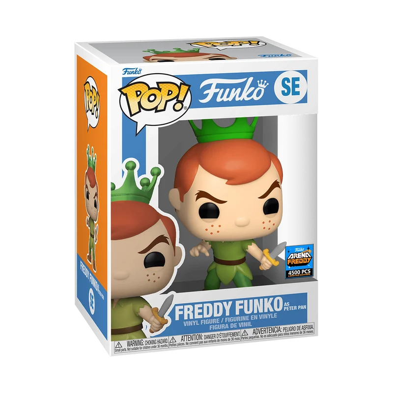 Freddy Funko as Peter Pan #SE Funko Pop from Funko